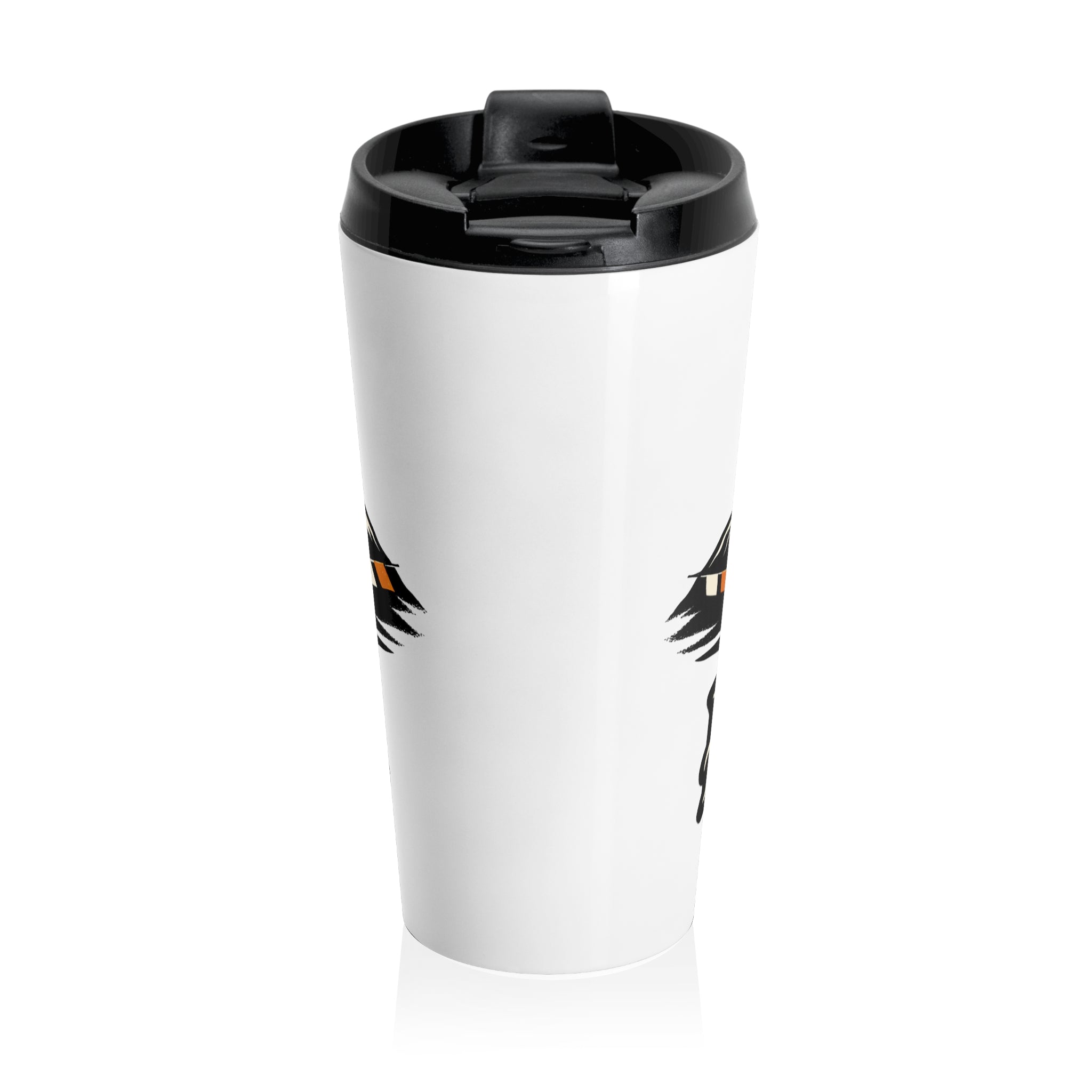 Himalaya mountain illustration Travel Mug | Spirit from the Himalaya, sunrise design