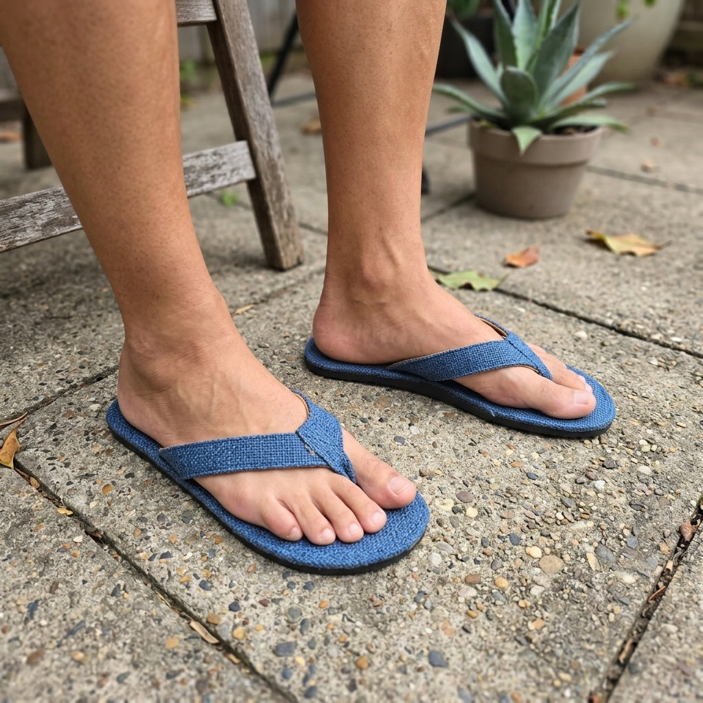 Handmade Hemp Flip Flops – Eco-Friendly Summer Slippers
