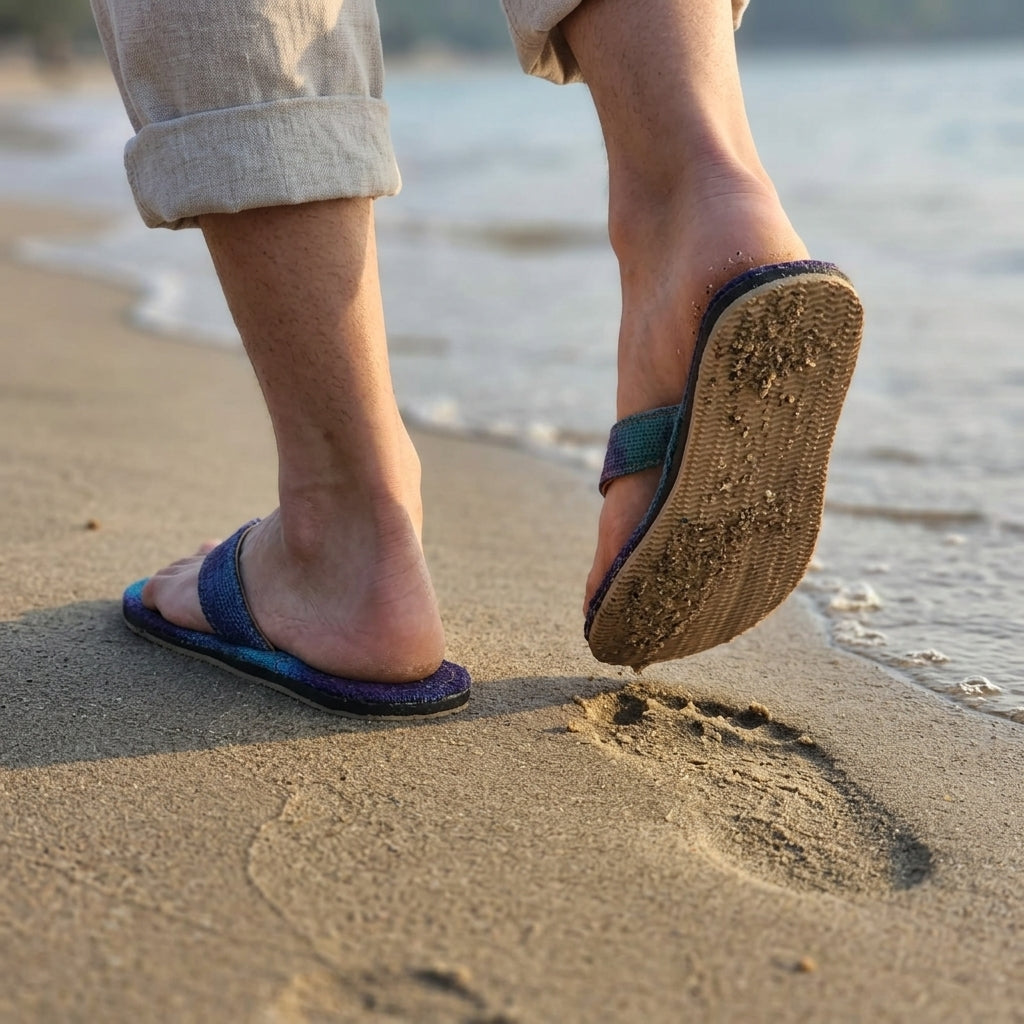 Handmade Hemp Flip Flops – Eco-Friendly Summer Slippers