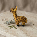 Handmade Felt Giraffe Ornament – Wool Safari Animal Decoration