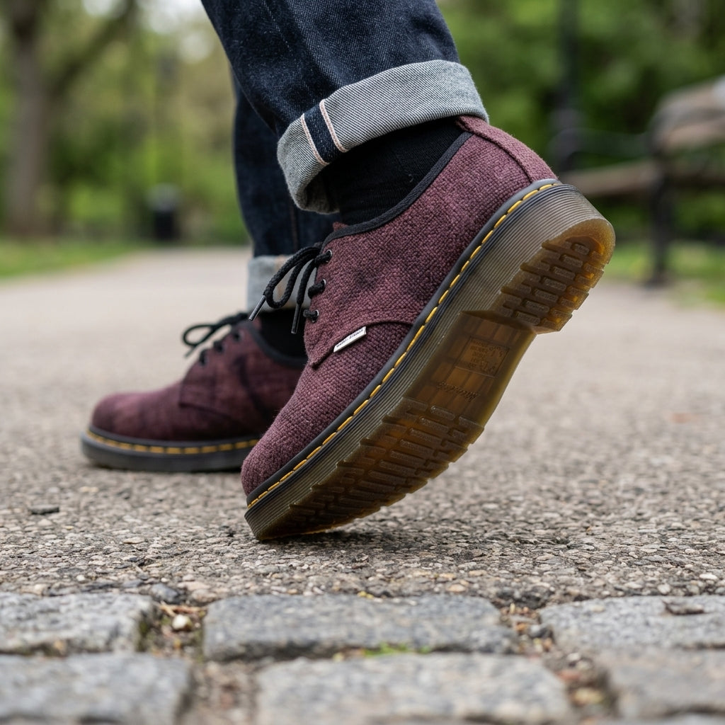 Hemp Trail Shoes – Brown Rugged Outdoor Footwear