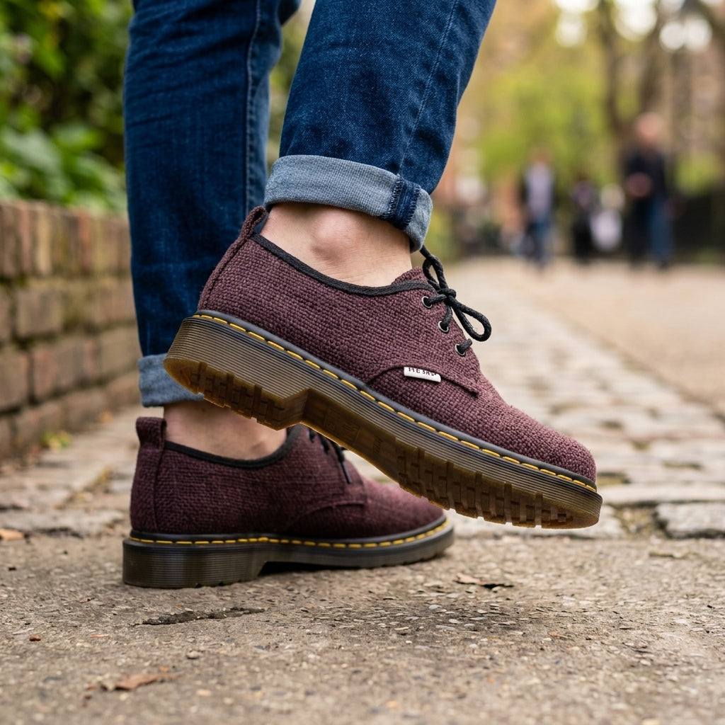 Hemp Trail Shoes – Brown Rugged Outdoor Footwear