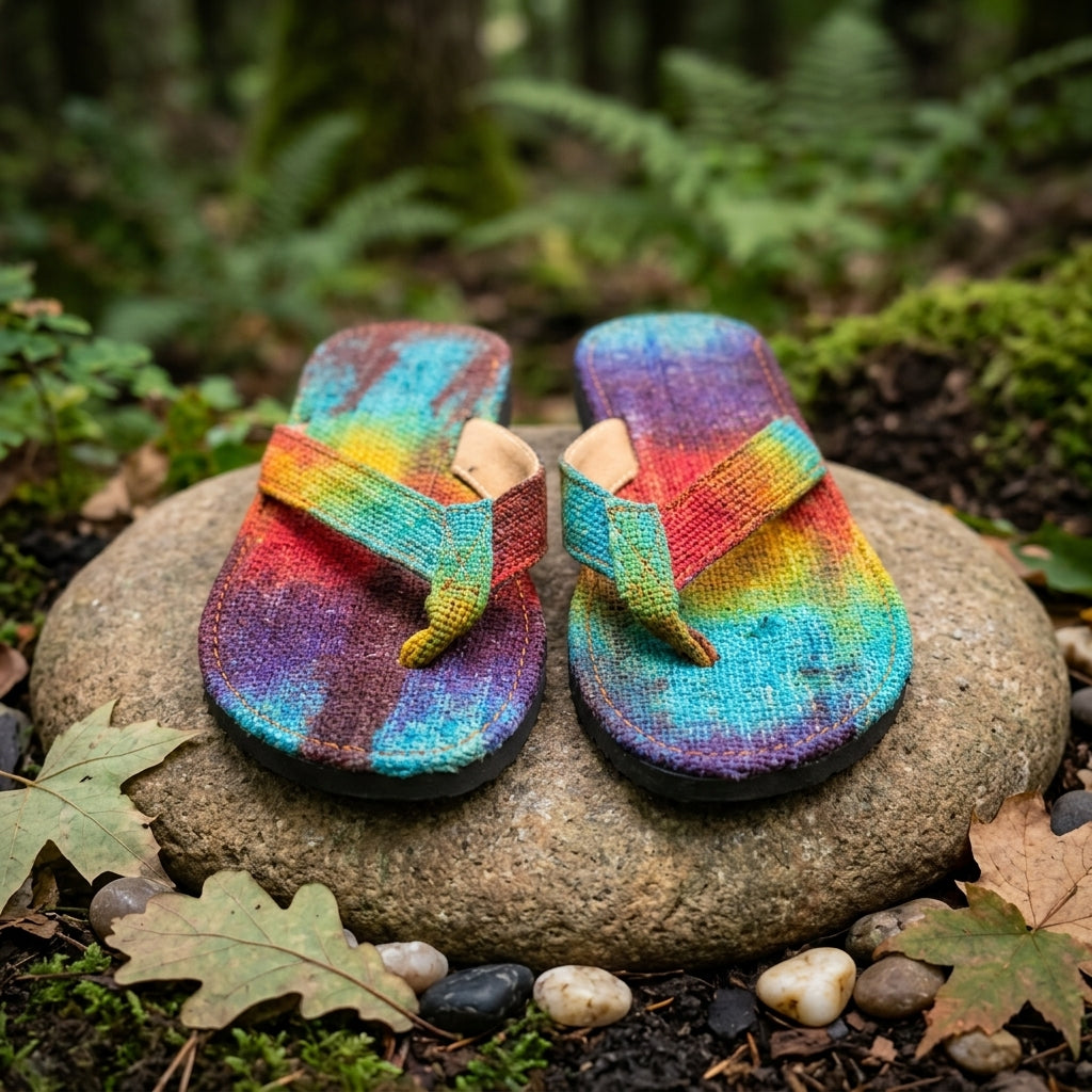 Handmade Hemp Flip Flops – Eco-Friendly Summer Slippers