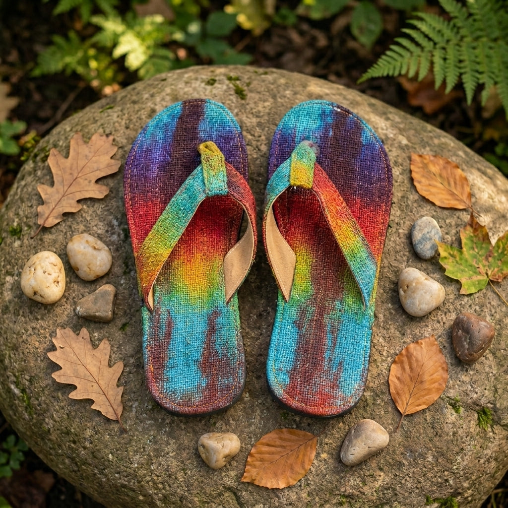 Handmade Hemp Flip Flops – Eco-Friendly Summer Slippers