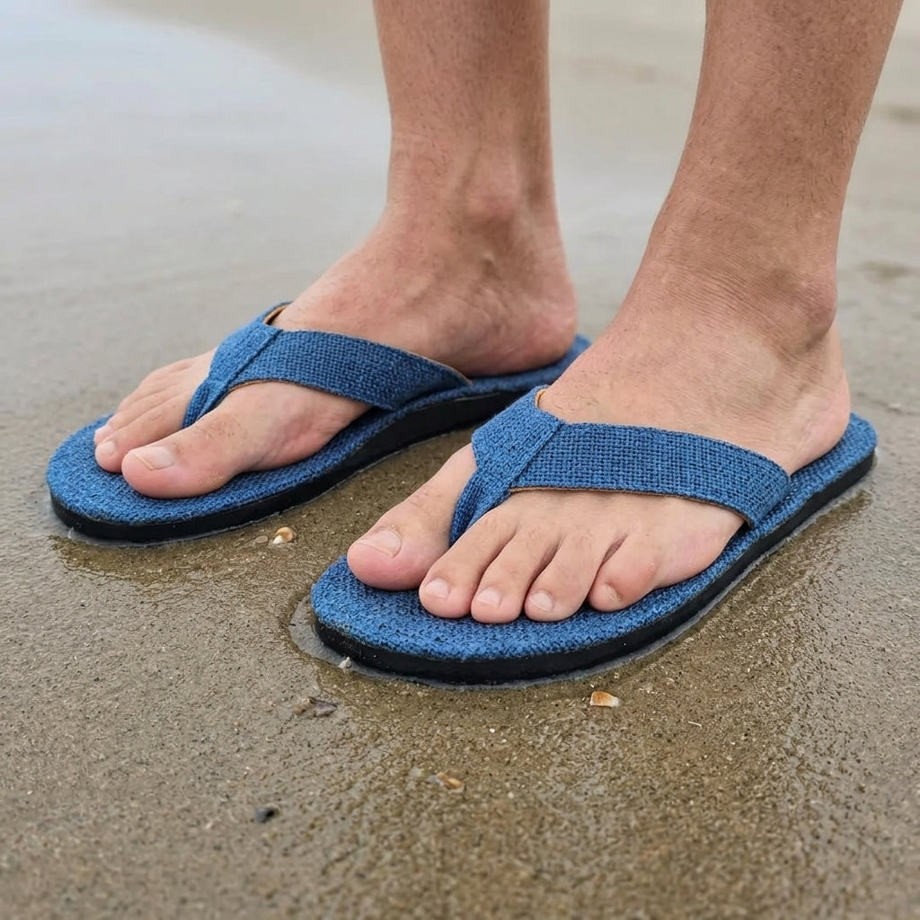 Handmade Hemp Flip Flops – Eco-Friendly Summer Slippers
