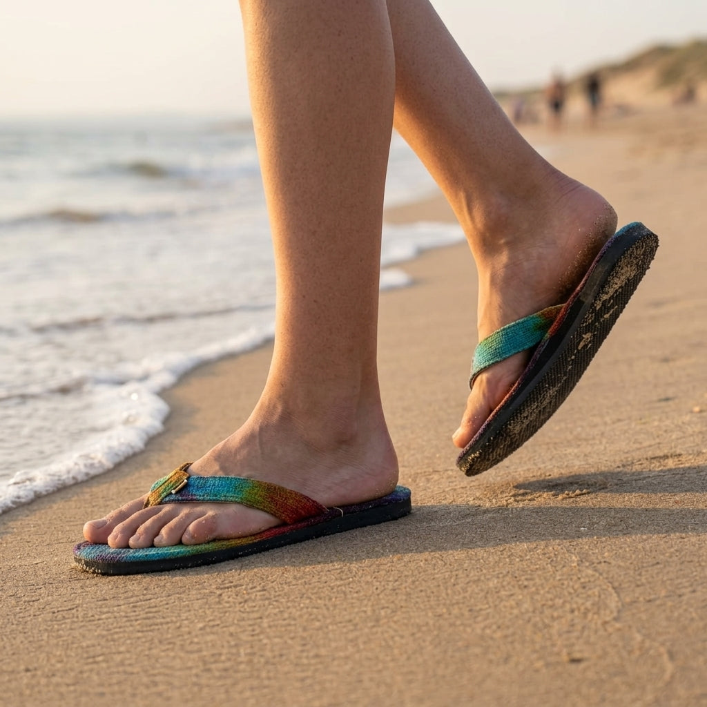 Handmade Hemp Flip Flops – Eco-Friendly Summer Slippers